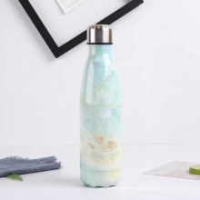 500ML/17OZ double wall colorful stainless steel insulated water bottle